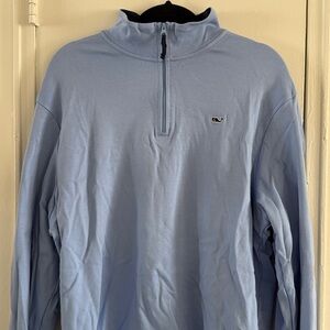 Vineyard Vines Sky Blue Half-Zip Pullover